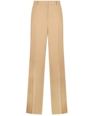 Alberta Ferretti Wide Trousers - Natural