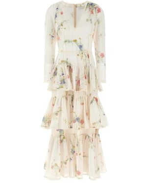 Zimmermann Lucky Maxi Jurk - Naturel