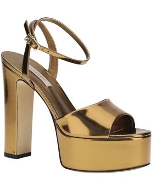 Casadei Patty Platform Interstellar Sandalen - Metallic
