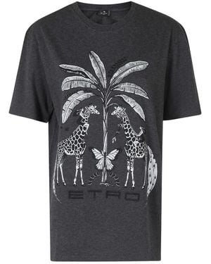 Etro T-Shirts - Schwarz