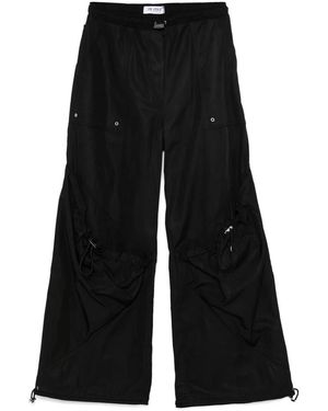 The Attico Wide Trousers - Black