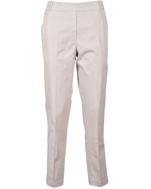 Kiltie Slim-Fit Trousers - Grey
