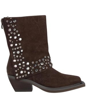 Alma En Pena. Cowboy & Biker Boots - Brown