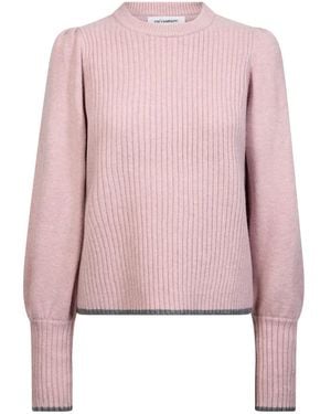 co'couture Round-Neck Knitwear - Rosa