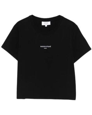 Maison Kitsuné T-Shirts - Black