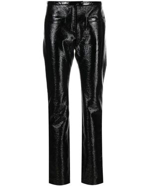 Courreges Straight Trousers - Black
