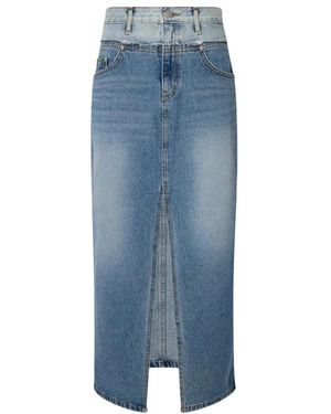 LA PISCINE Rokken ,Blauw ,Denim Maxi Denim Rok