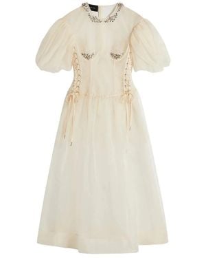 Simone Rocha Midi Dresses - Naturel