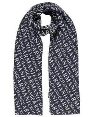ARMANI EXCHANGE Scarves in Black for Men | Lyst
