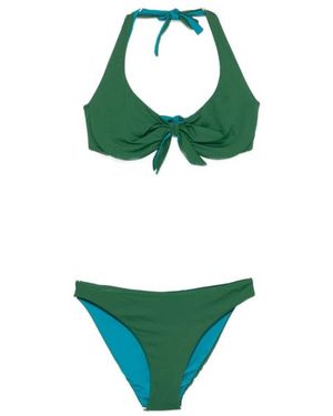 Fisico Omkeerbare Driehoek Bikini - Groen