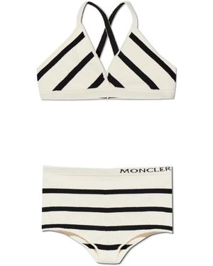 Moncler Badmode ,Katoen Bh En Slip - Wit