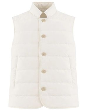 Eleventy Jassen ,Gewatteerd Vest - Wit
