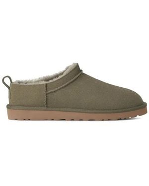 UGG Schoenen ,Groen ,Suède Classic Micro Boot