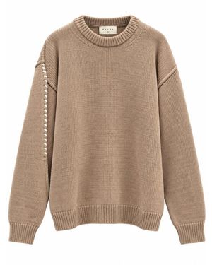 Paura Round-Neck Knitwear - Neutre