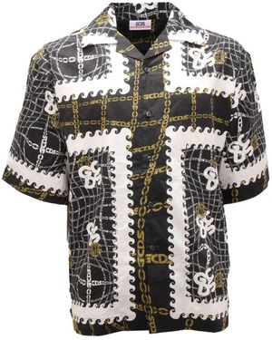 Gcds Short Sleeve Shirts - Black