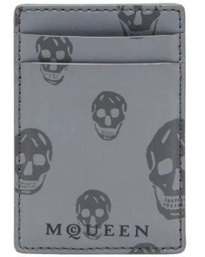 McQueen Wallets & Cardholders - Grey