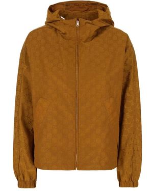 Gucci Gg Nylon Jacket - Bruin