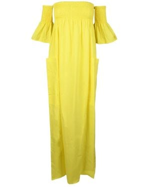 Semicouture Maxi Dresses - Yellow