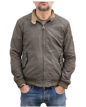 Barbour Jassen ,Groen ,Rectifier Harrington Jacket - Grijs
