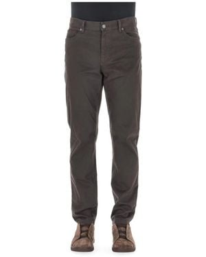 ZEGNA Slim-Fit Trousers - Grey