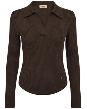 Mos Mosh V-Neck Knitwear - Marrón