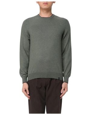 Fay Round-Neck Knitwear - Grijs