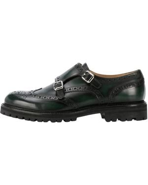 Church's Schoenen ,Groen ,Mocassins - Zwart