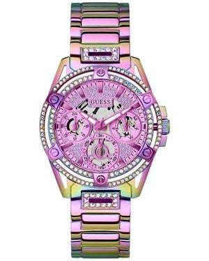 Guess Accessoires ,Veelkleurig ,Gw 0464L4 Horloge - Paars