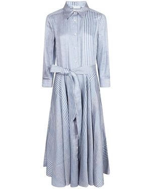 Sara Roka Danette 85 Shirtdress - Blauw