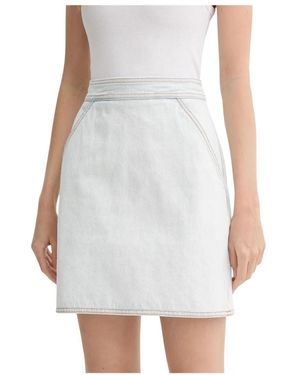 Bally Denim Mini Rok - Wit