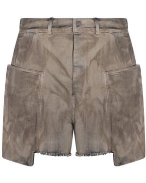 Rick Owens Denim Shorts - Grey