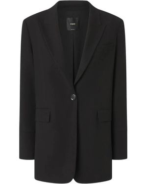 Pinko Enkelrijige Blazer - Zwart