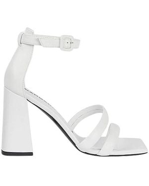 Barbara Bui Weiße nappa leder sandalen