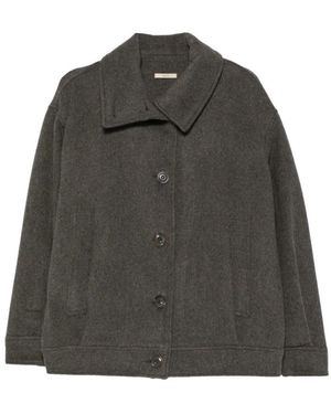 Sessun Single-Breasted Coats - Gris