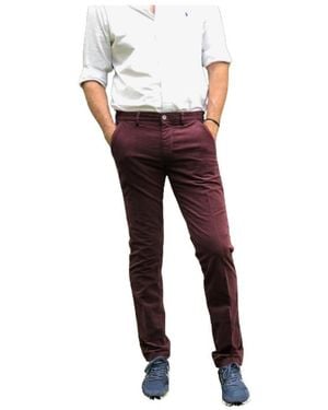 Mason's Slim-Fit Pants - Red