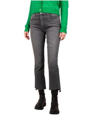 Mother Jeans ,Grijs ,Denim Insider Crop Step Fray - Groen