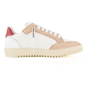 Off-White c/o Virgil Abloh Städtische Ledersneakers Weiß Rot - Mehrfarbig