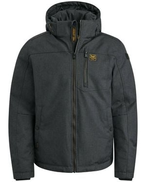 PME LEGEND Strator Melange T Semi Long Jacke - Schwarz