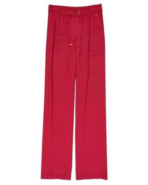 Herno Broeken ,Rood ,Acetate Casual Broek