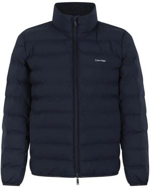 Calvin Klein Jassen ,Blauw ,Gewatteerd Donsjack