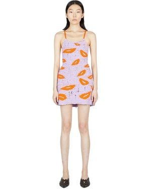 Marco Rambaldi Knitted Dresses - Rojo