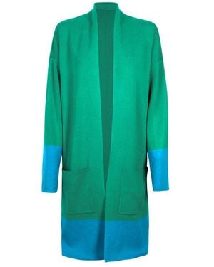 LIEBLINGSSTÜCK Offene Jacke Mit Lockerer Passform Taschen - Grün