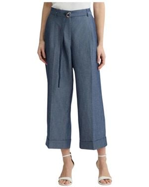 Liu Jo Cropped Trousers - Azul