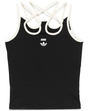 adidas Sleeveless Tops - Black
