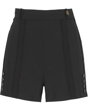 Elisabetta Franchi Short Shorts - Black