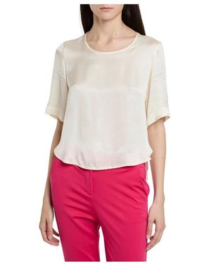 Kaos Viskose-T-Shirt Mit Satin-Effekt - Rot