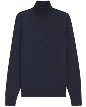 BOSS Turtleneck - Blauw