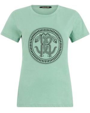 Roberto Cavalli Sage T-Shirt - Grün