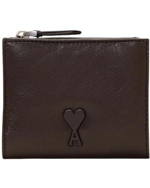 Ami Paris Voulez-Vous Folded Wallet - Schwarz