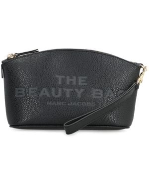 Marc Jacobs Beauty Bag De Cuero Granulado Con Correa Desmontable, Mujer, Talla - Negro
